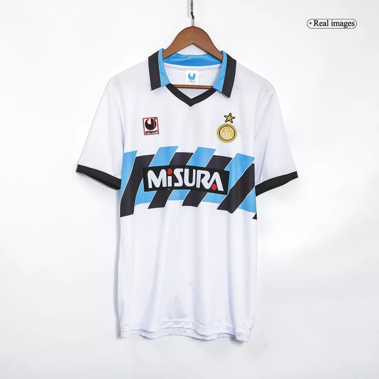 Retro Inter Milan Away Jersey 1990/91 By Uhlsport - vstockx