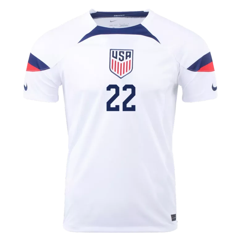 YEDLIN #22 USA Home Jersey World Cup 2022 - vstockx