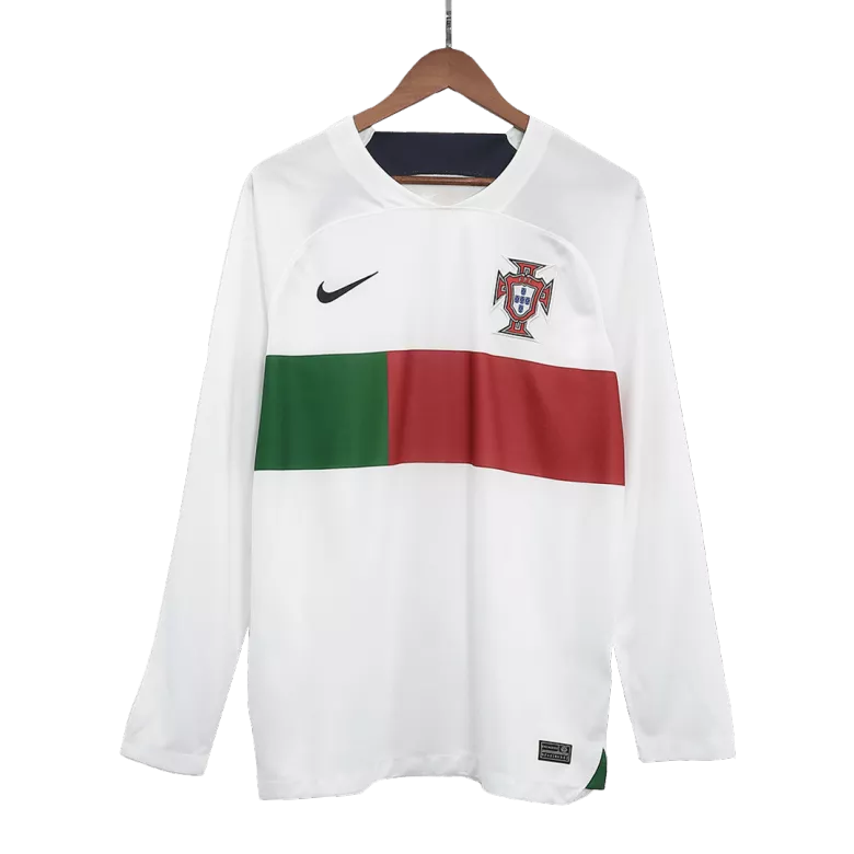 Portugal Away Long Sleeve Soccer Jersey 2022 - vstockx