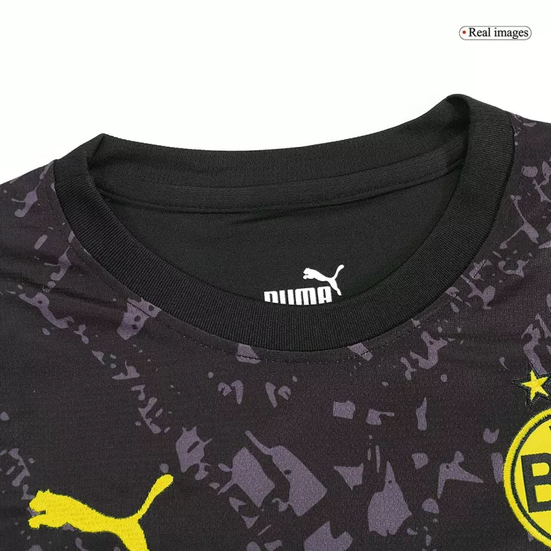Borussia Dortmund Away Kids Soccer Jerseys Kit 2023/24 - vstockx