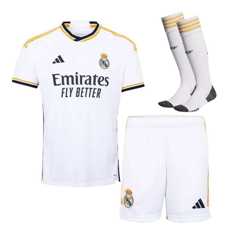Real Madrid Home Jerseys Full Kit 2023/24 - vstockx
