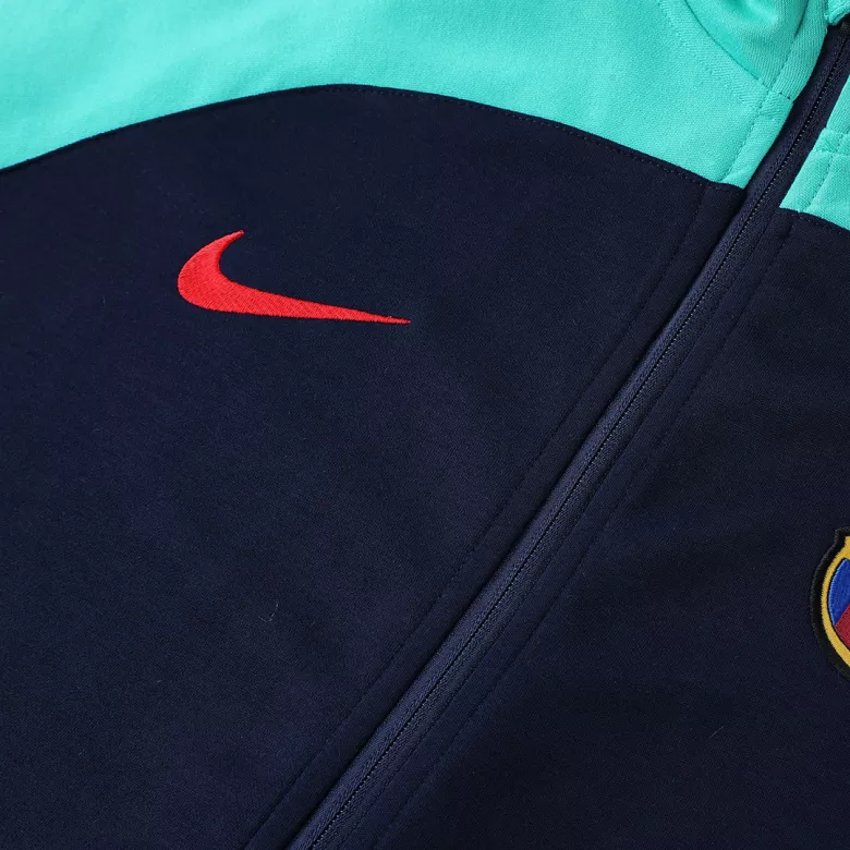 Barcelona Hoodie Tracksuit 2022/23 Green&Navy - vstockx