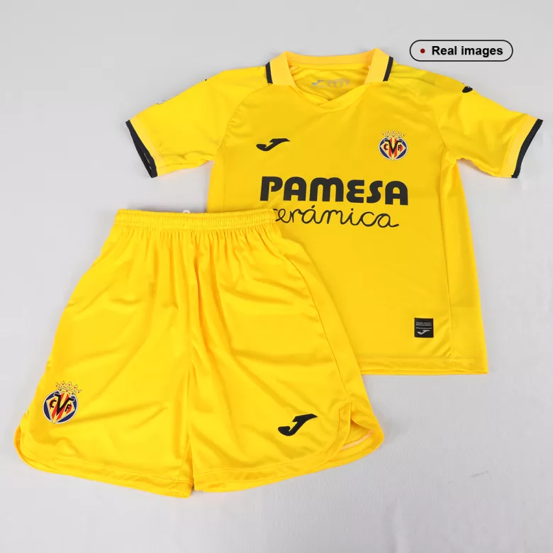 Villarreal Home Kids Soccer Jerseys Kit 2022/23 - vstockx