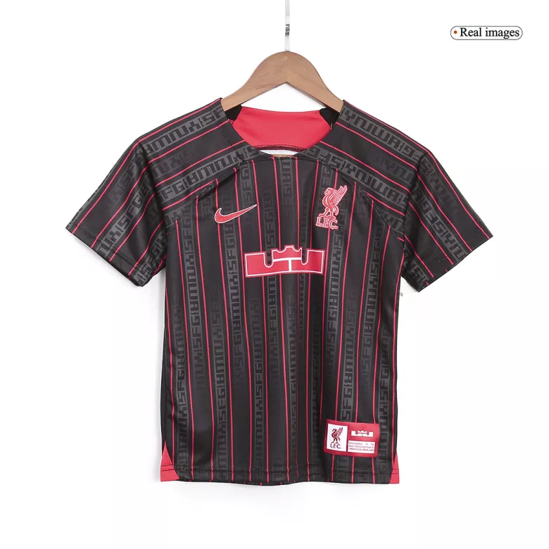 Liverpool X LeBron James Pre-Match Kids Jerseys Kit 2022/23 - vstockx