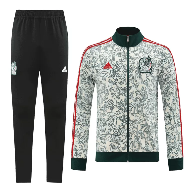 Mexico Jacket Tracksuit 2022 Cream&Black - vstockx