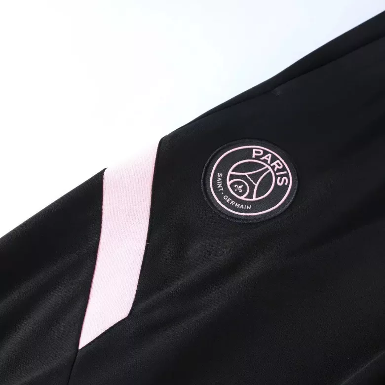 PSG 1/4 Zip Tracksuit 2021/22 Black&Pink - vstockx