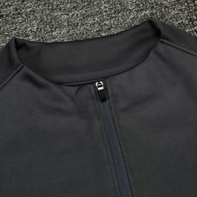 PSG 1/4 Zip Tracksuit 2021/22 Dark Gray - vstockx