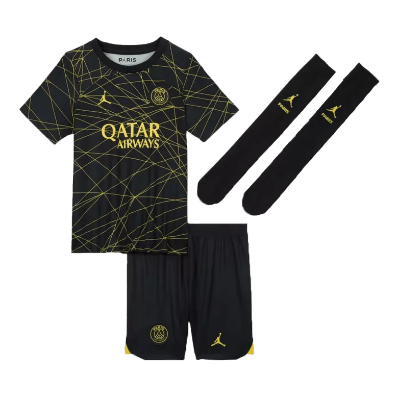 PSG Fourth Away Kids Jerseys Full Kit 2022/23 - vstockx