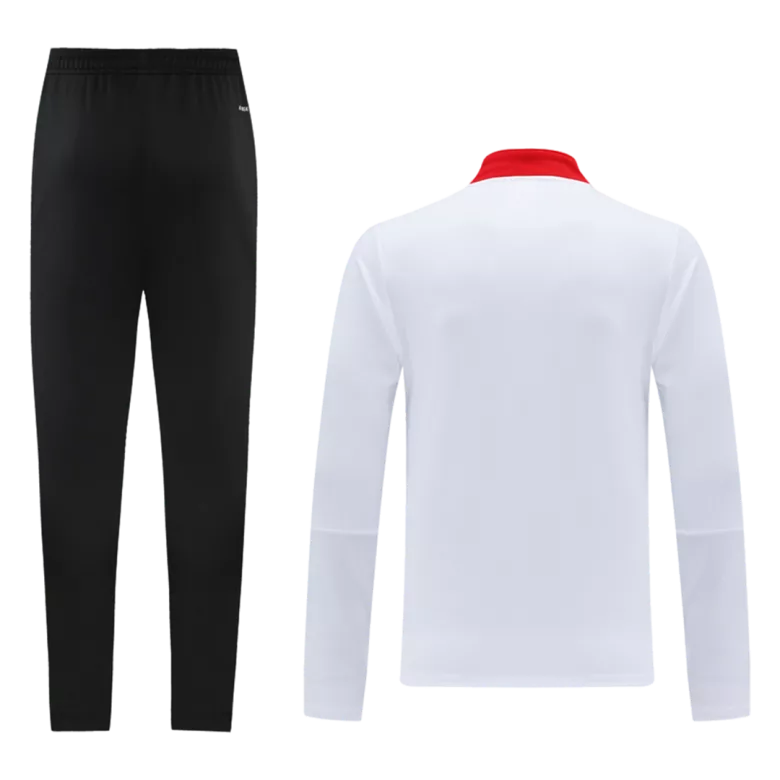 Manchester United 1/4 Zip Tracksuit 2021/22 White - vstockx
