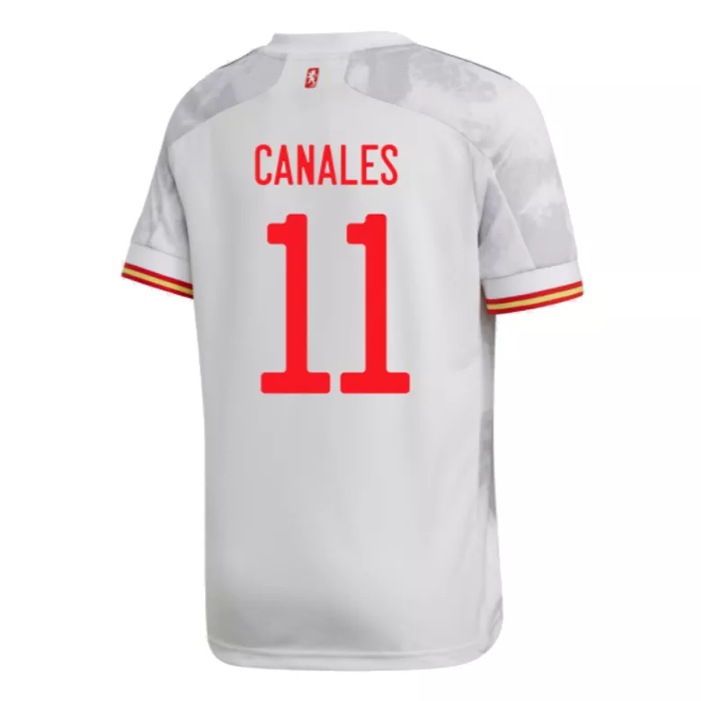 CANALES #11 Spain Away Soccer Jersey 2020 - vstockx