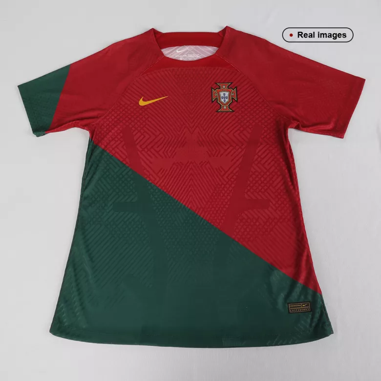Portugal Home Authentic Soccer Jersey 2022 - vstockx