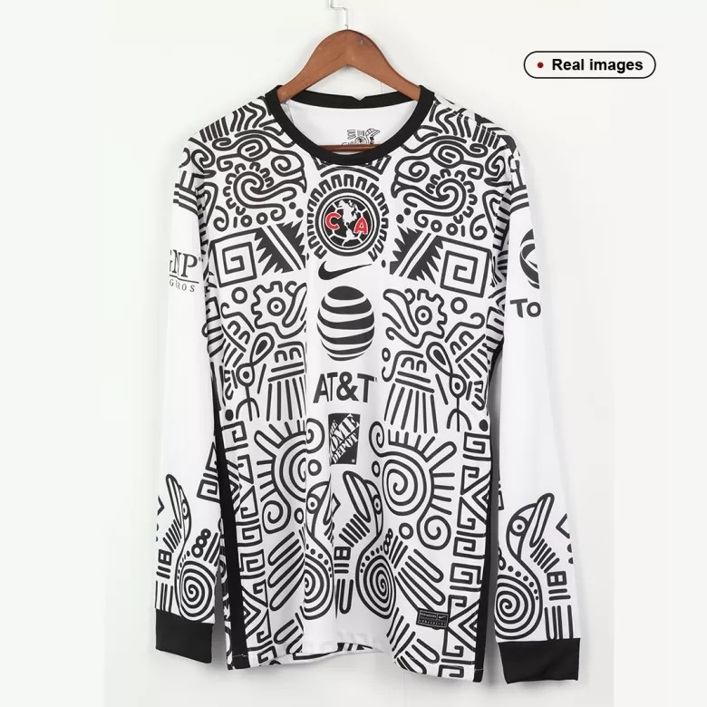 Club America Third Away Long Sleeve Soccer Jersey 2021 - vstockx