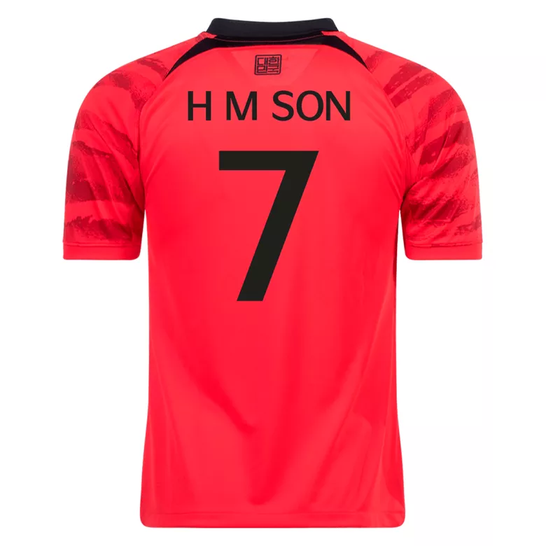 H M SON #7 South Korea Home Jersey World Cup 2022 - vstockx