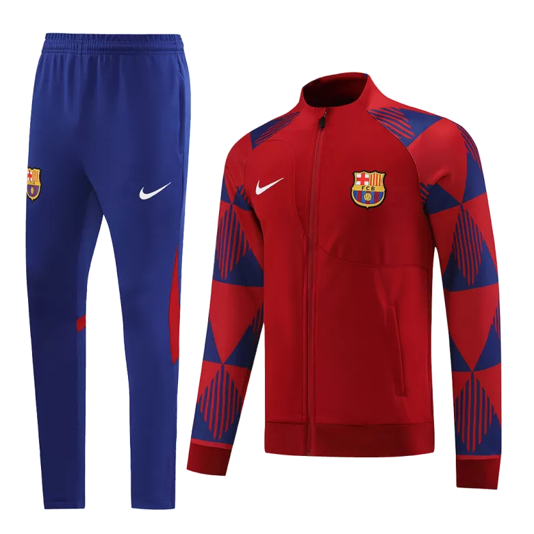 Barcelona Jacket Tracksuit 2022/23 Red - vstockx