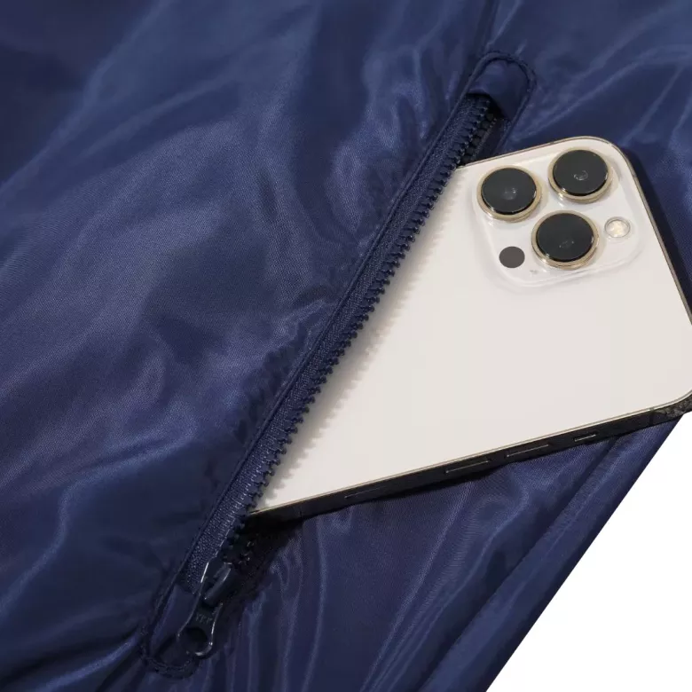 Barcelona Hoodie Windbreaker Jacket 2023/24 - Navy - vstockx