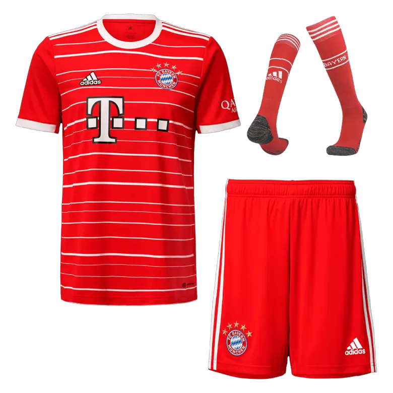 Bayern Munich Home Kids Soccer Jerseys Full Kit 2022/23 - vstockx