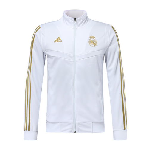 Real Madrid Track Jacket 2019/20 - White - vstockx