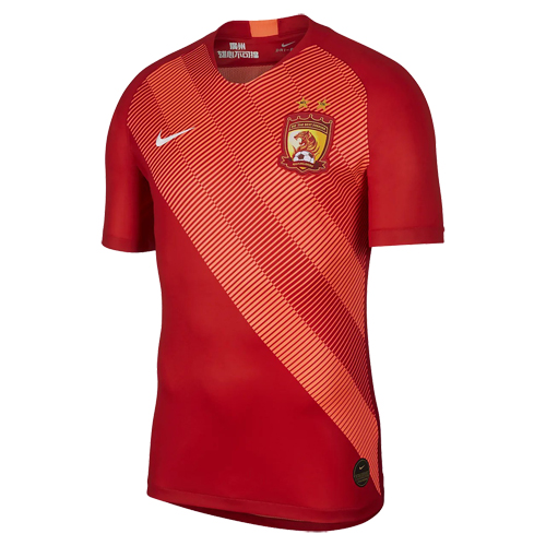 Guangzhou Evergrande Home Soccer Jersey 2019              �� - vstockx