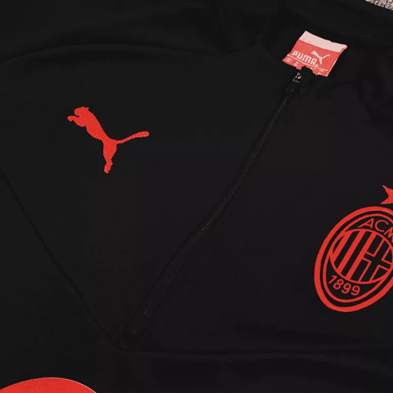 AC Milan 1/4 Zip Tracksuit 2022/23 Black - vstockx