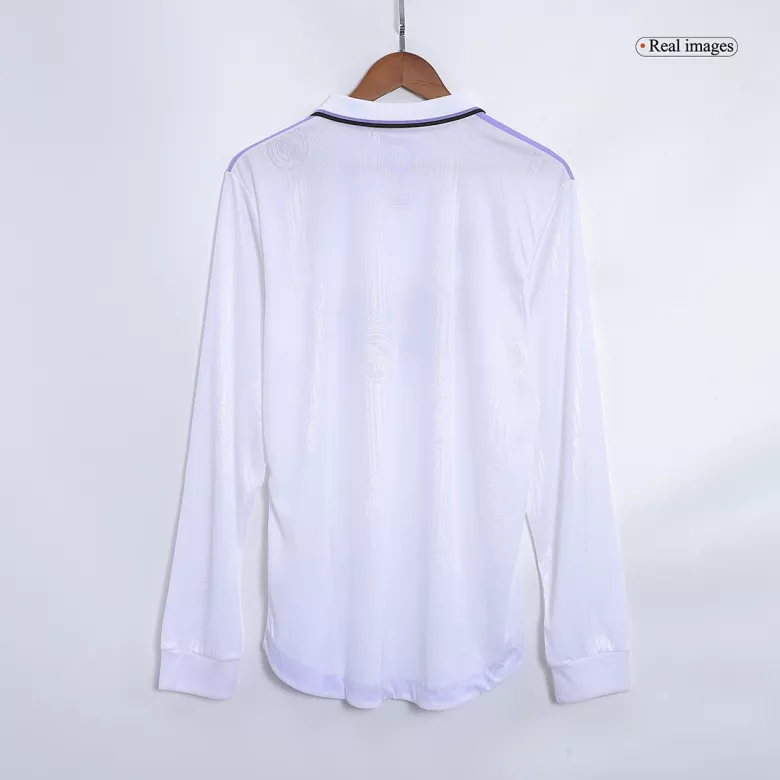 Authentic Real Madrid Home Long Sleeve Soccer Jersey 2022/23 - vstockx