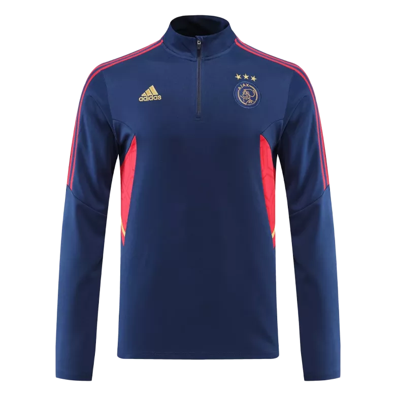 Ajax 1/4 Zip Tracksuit 2022/23 Blue - vstockx