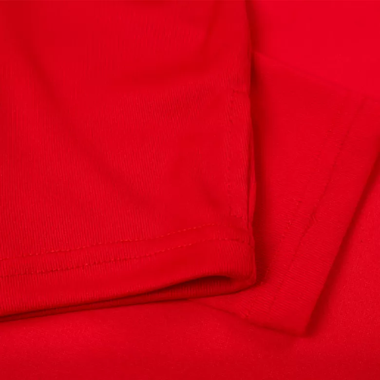 Manchester United 1/4 Zip Tracksuit 2021/22 Kids Red - vstockx