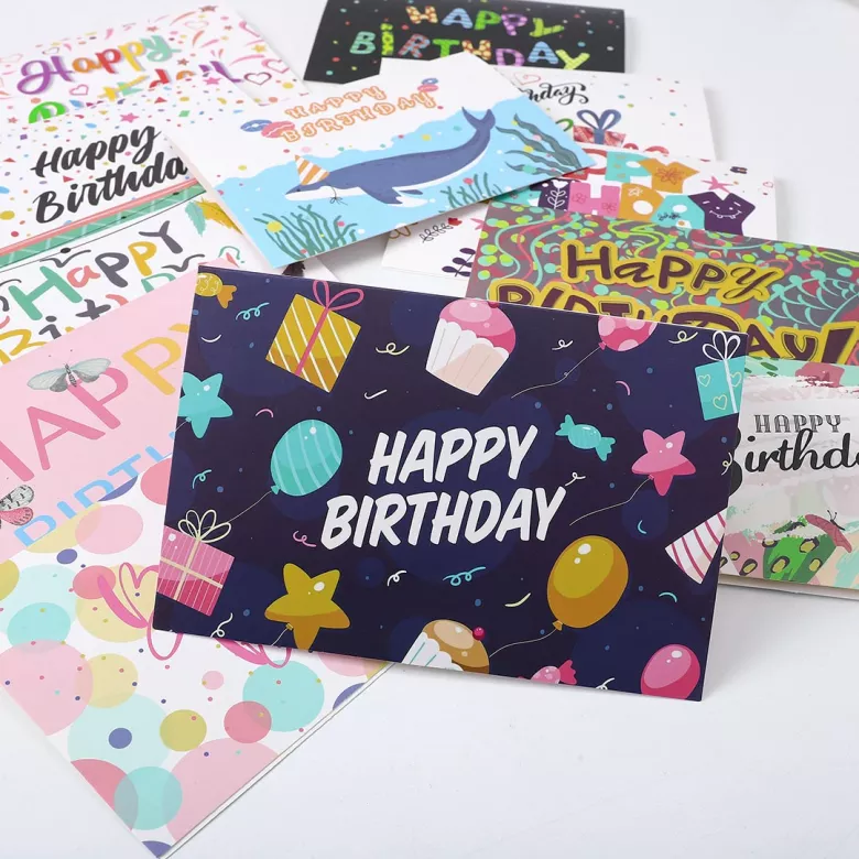 1 Pcs Random Style Personalized Birthday Greeting Card - vstockx