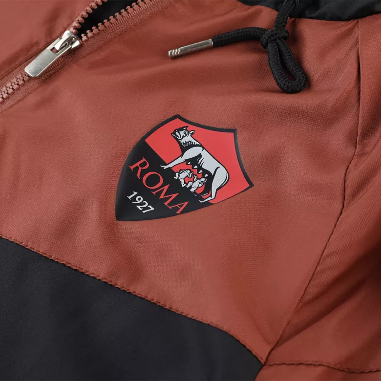 Roma Hoodie Windbreaker Jacket 2022/23 - Red&Black - vstockx