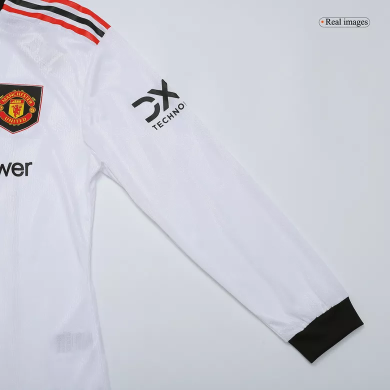 Authentic Manchester United Away Long Sleeve Soccer Jersey 2022/23 - vstockx