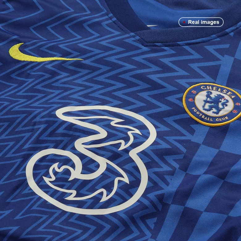 Chelsea Home Kids Soccer Jerseys Kit 2021/22 - vstockx