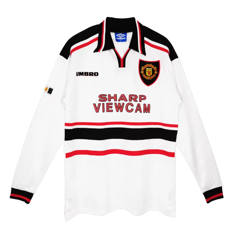 Vintage Soccer Jersey Manchester United Away Long Sleeve 1998/99 - vstockx