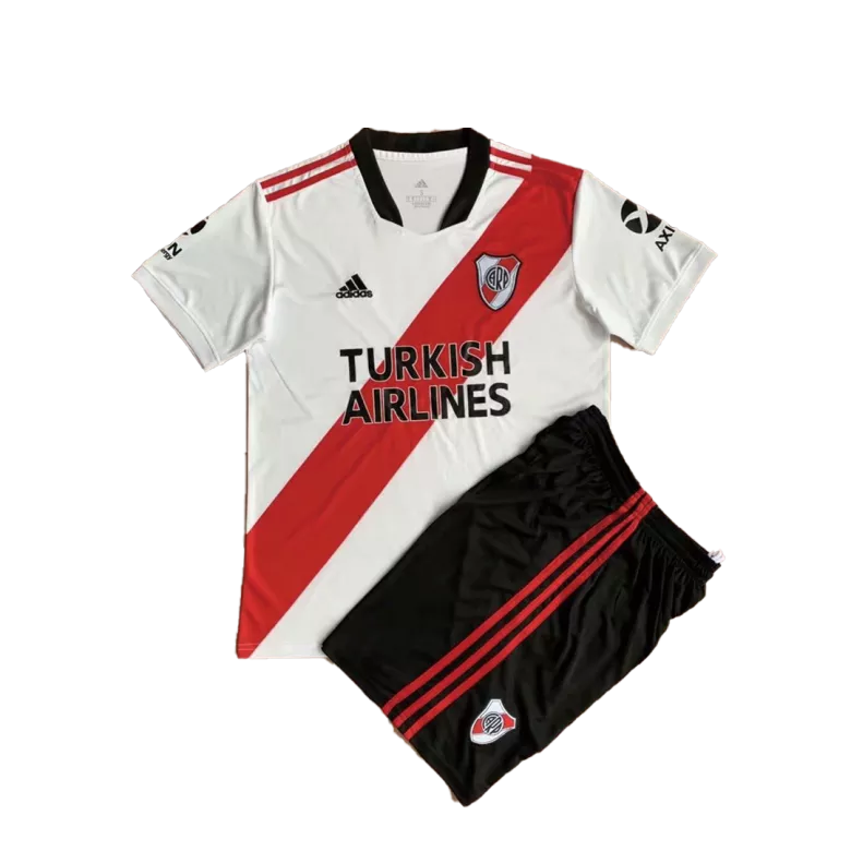 River Plate Home Kids Soccer Jerseys Kit 2020/21 - vstockx