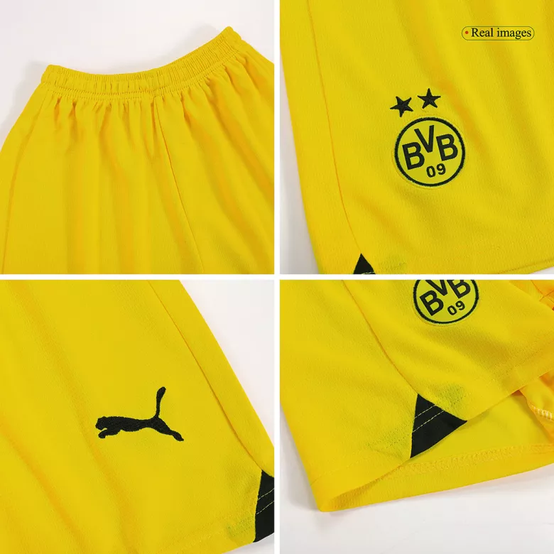 Borussia Dortmund Away Kids Soccer Jerseys Kit 2023/24 - vstockx