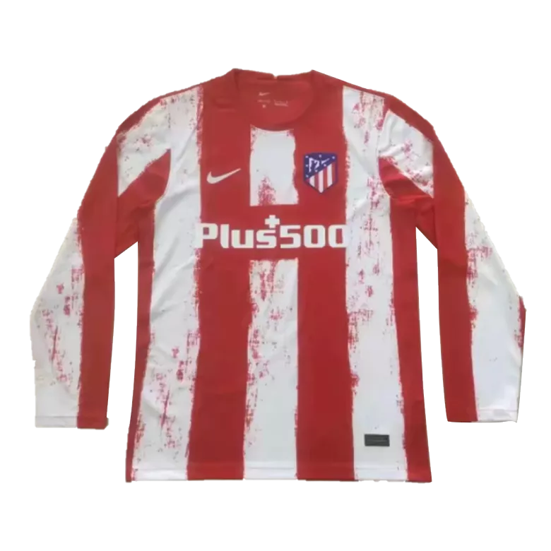 Atletico Madrid Home Long Sleeve Soccer Jersey 2021/22              �� - vstockx