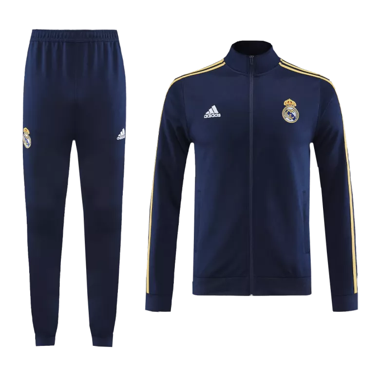 Real Madrid Jacket Tracksuit 2023/24 Navy - vstockx