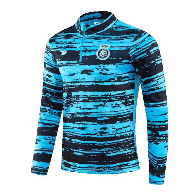 Al Nassr 1/4 Zip Tracksuit 2023 Kids Blue - vstockx
