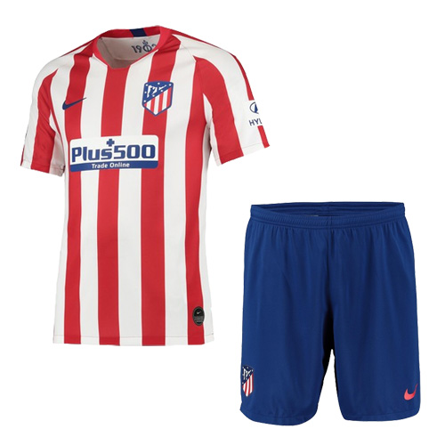 Atletico Madrid Home Kids Soccer Jerseys Kit 2019/20 - vstockx