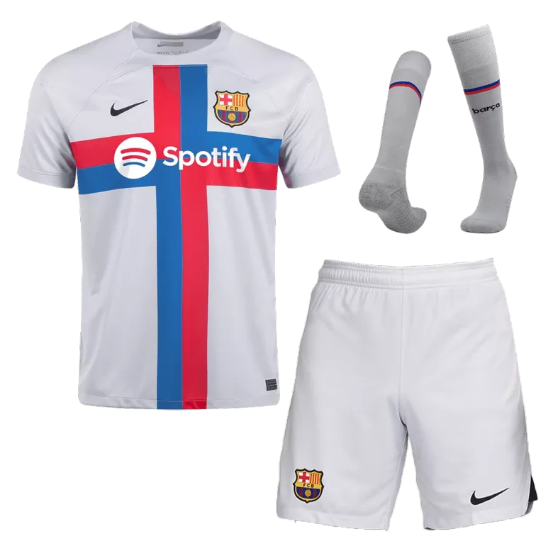 Barcelona Third Away Jerseys Full Kit 2022/23 - vstockx