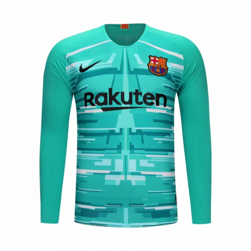 Barcelona Goalkeeper Long Sleeve Soccer Jersey 2019/20 - vstockx