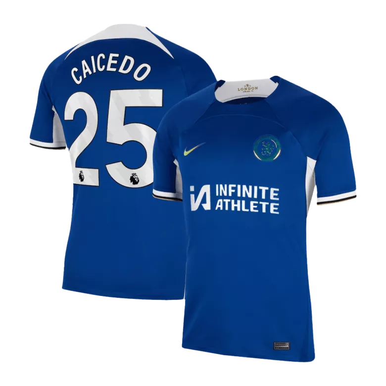 CAICEDO #25 Chelsea Home Soccer Jersey 2023/24 - vstockx