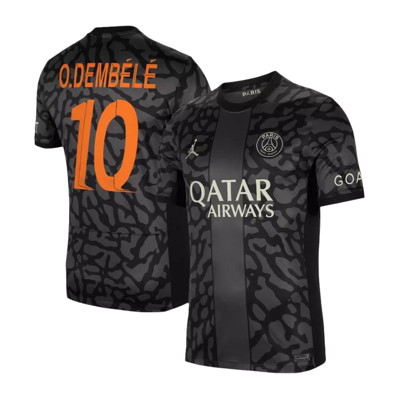 O.DEMB��L�� #10 PSG Third Away Soccer Jersey 2023/24 - UCL - vstockx
