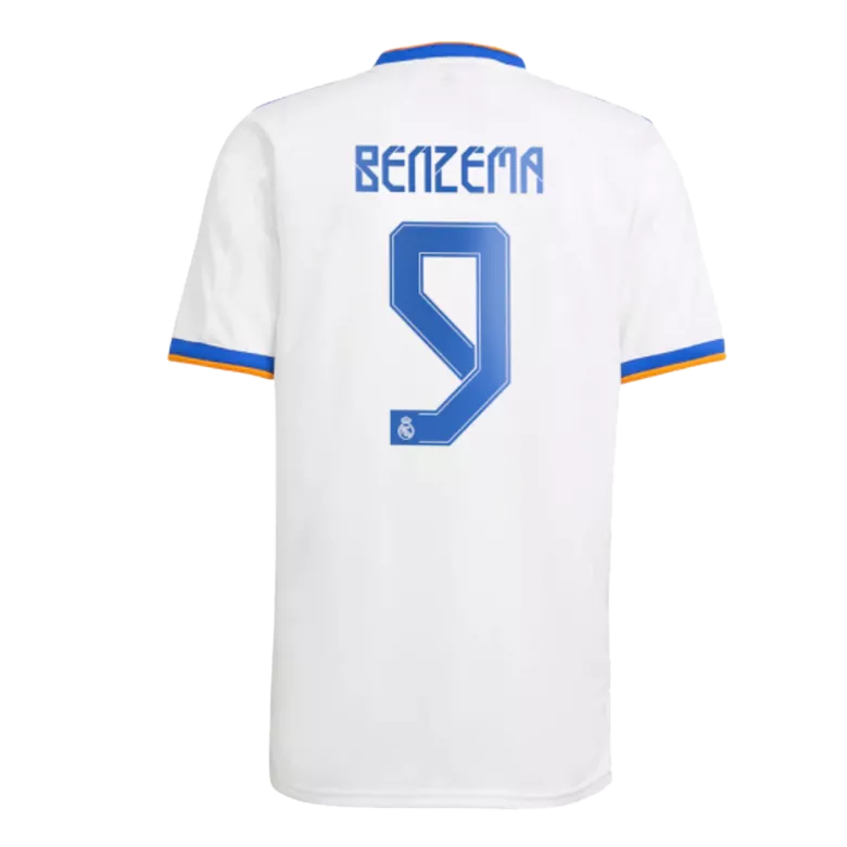 BENZEMA #9 Real Madrid Home Soccer Jersey 2021/22 - vstockx