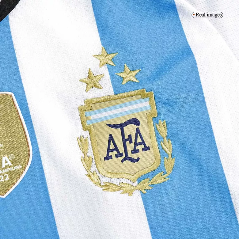 Argentina Home Kids Jerseys Kit 2022 - Three Stars - vstockx