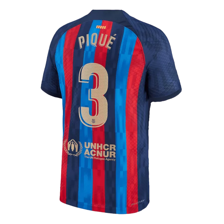 PIQU�� #3 Barcelona Home Authentic Jersey 2022/23 - vstockx