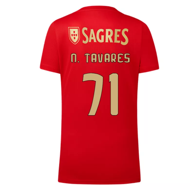 N.TAVARES #71 Benfica Home Soccer Jersey 2020/21 - vstockx