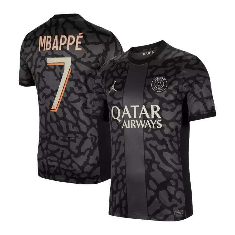 MBAPP�� #7 PSG Third Away Soccer Jersey 2023/24 - vstockx