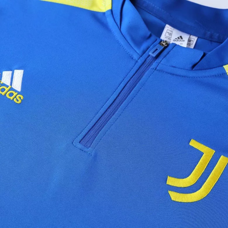 Juventus 1/4 Zip Tracksuit 2021/22 Blue - vstockx