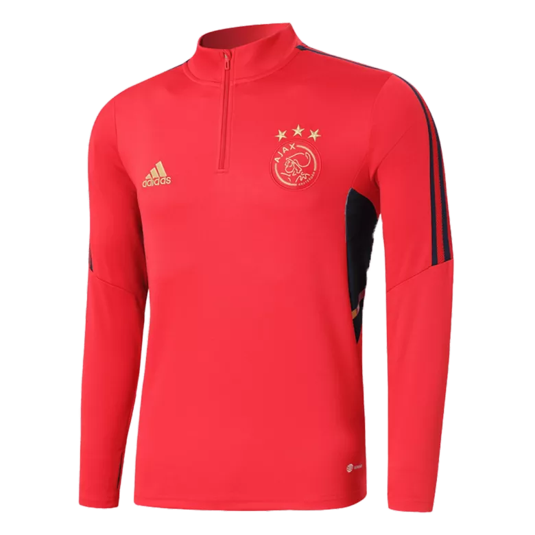 Ajax 1/4 Zip Tracksuit 2022/23 Kids Red - vstockx