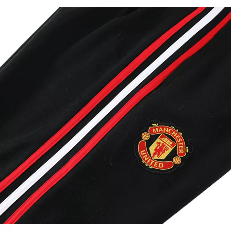 Manchester United Hoodie Tracksuit 2022/23 Black - vstockx