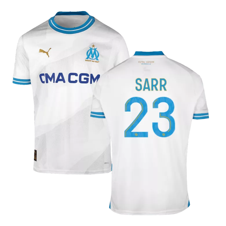 SARR #23 Marseille Home Soccer Jersey 2023/24 - vstockx